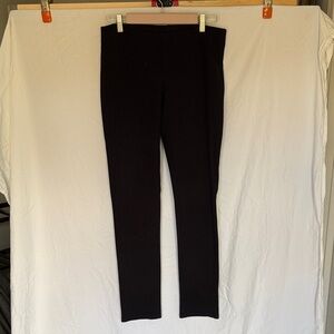 Eileen Fisher Black Stretch Pants Size S Pull-On Minimalist